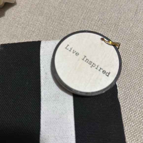 Free With $25 Purchase-ZipTop Pouch-Cute Coco Chanel Quote-Cotton Exterior-EUC - Picture 8 of 10